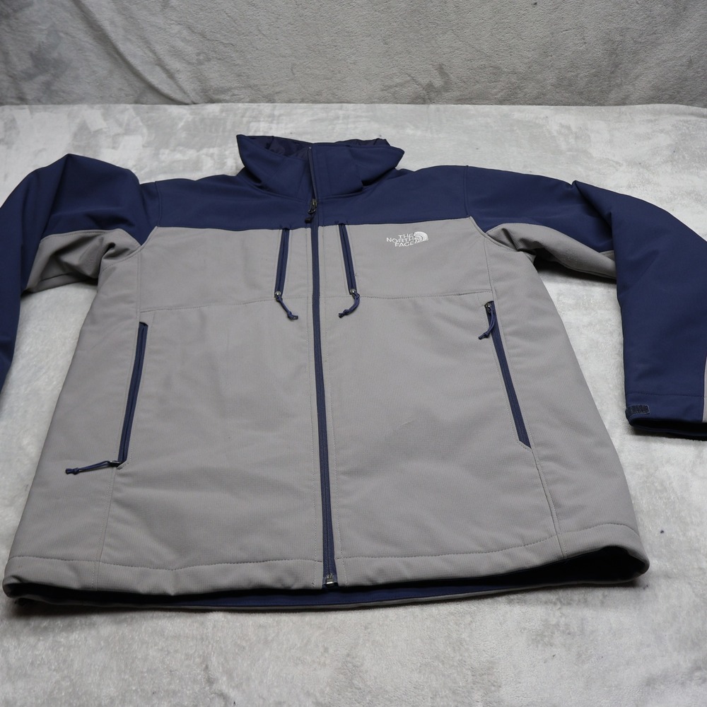 North Face Jacket Mens Large Grey Apex Elevation Softshell Insulated Outdoor